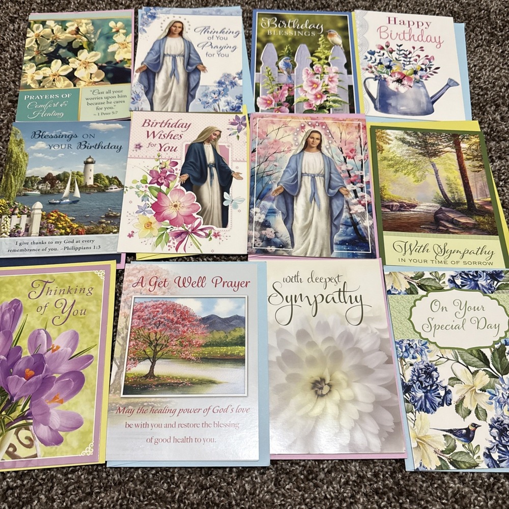 Lot 12‎ Religious Association of the Miraculous Medal Greeting Cards & Envelopes